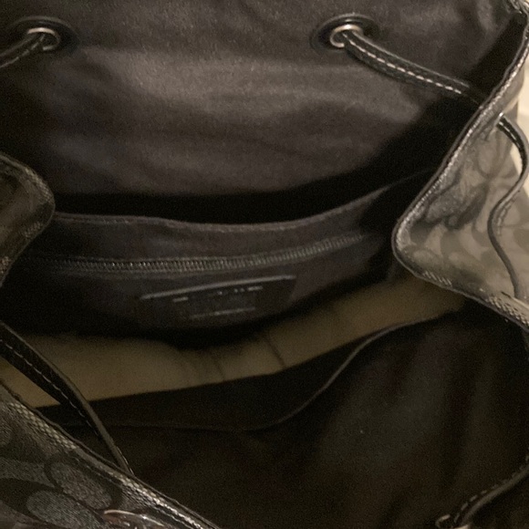 NWT Coach Hudson Backpack in Signature - Gunmetal/charcoal/black - Picture 10 of 15